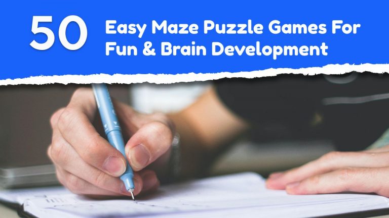 50 Easy Maze Puzzle Games