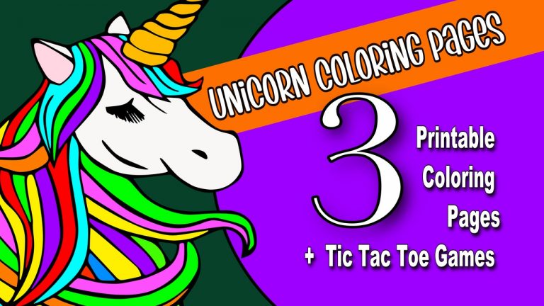 Unicorn Coloring Pages