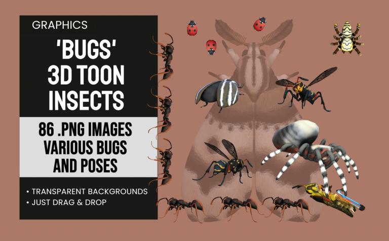 Bugs – 3D Toon Style Insects