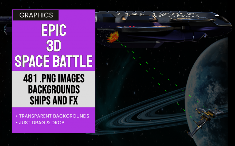 Epic Space Battle – 3D Graphic Elements