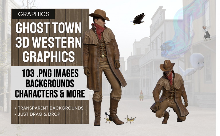 Ghost Town – 3D Western Graphics