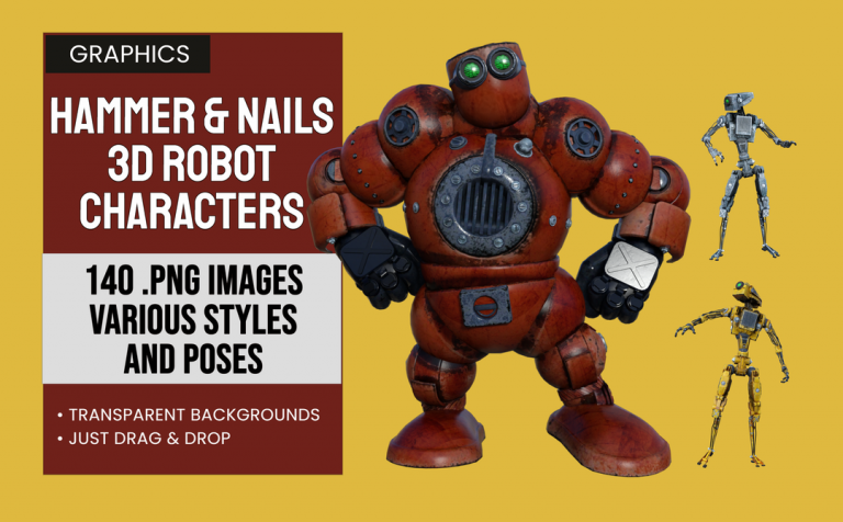 Hammer & Nails – Toon Robots