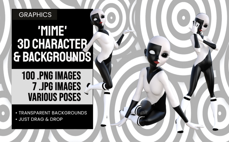Mime – 3D Toon Character