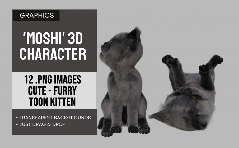 Moshi – 3D Character Graphics