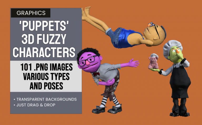 Puppets – 3D Character Elements