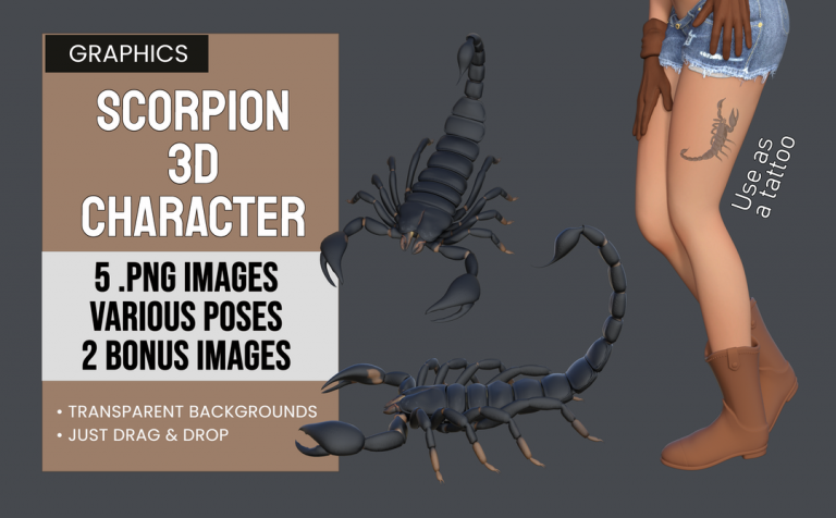 Scorpion – 3D Toon Style Character