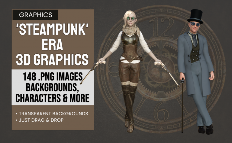 Steampunk – 3D Character Elements