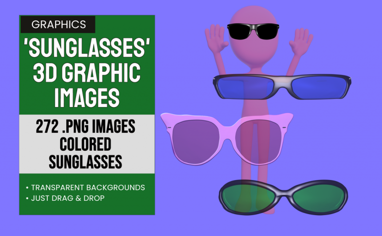 Sunglasses – 3D Graphic Elements