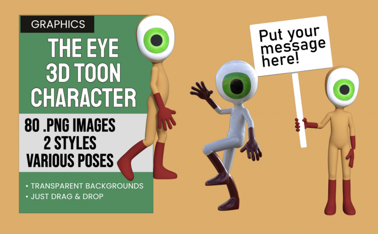 The Eye – 3D Toon Character