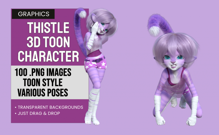 Thistle – 3D Toon Character