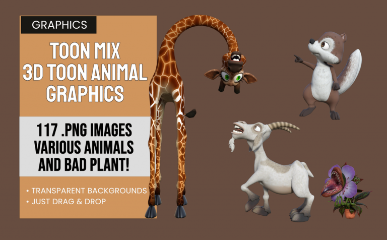 Toon Mix – 3D Toon Animals