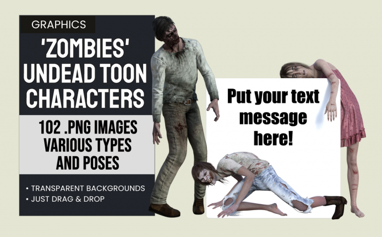 Zombie Walkers – Undead Toon Characters