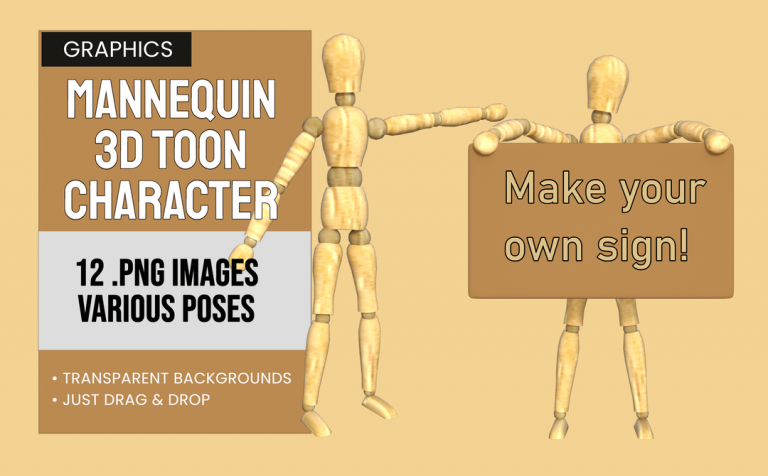 Mannequin – 3D Toon Character